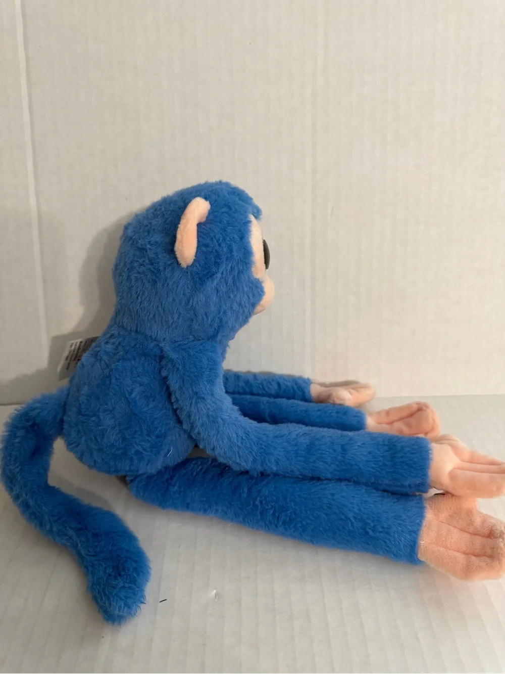 US Fun Machines Glitter Eyes Blue Spider Monkey Plush